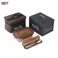 HDST 好好吃饭便当盒套装1040ml HHCF-20102(18套/箱,一箱起订,整箱发货)