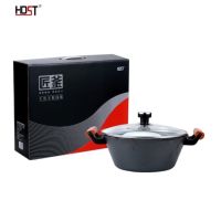HDST 匠釜 生铁不粘汤锅 JF-20130