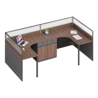 科朔办公桌职员桌 员工桌 板式屏风办公桌 两人位KS-06L3009