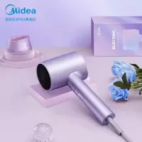 美的(Midea)MB-AJ0504千万负离子电吹风 大功率 家用速干柔顺护发吹风筒 电吹风机极光紫