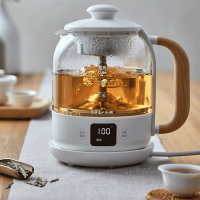 小熊(Bear)ZCQ-A08T1煮茶器煮茶壶养生壶 喷淋式玻璃蒸茶器煮茶烧水一体0.8L