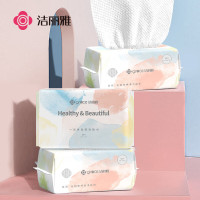 洁丽雅(Grace)MRJ030-6一次性洗脸巾宝宝口水巾洁面巾干湿柔巾珍珠纹柔巾 80抽/包*6