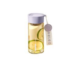 物生物(RELEA)漾诗玻璃杯350ML曲韵紫