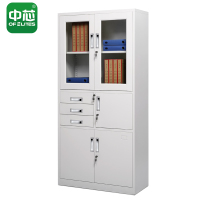 中芯文件柜铁皮柜偏三斗内保险柜员工柜办公室档案资料柜