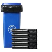 美丽雅 物业办公大号可降解垃圾袋 商用型黑色加厚垃圾袋60*80CM*100只