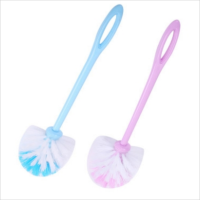 美丽雅 洁厕刷 HC013612 圆形 PP材质 长约38cm,刷头直径约8cm 颜色随机发