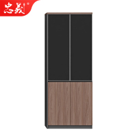 忠义中二门文件柜办公家具展示柜财务资料柜员工柜板式办公柜