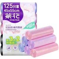 茶花 垃圾袋加厚125只中大号 清洁袋收纳袋 3215P