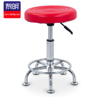 吧台椅凳子酒吧椅吧凳子可升降接待椅子前台椅吧台凳高脚凳美发美容凳红色