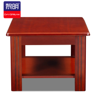 黎明 办公家具办公茶几沙发双层茶几木质方茶几