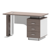 红心办公桌学习桌电脑桌钢脚单人位职员桌JHXPF116(1200*600*750mm)