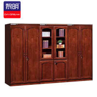 黎明办公家具文件柜木质油漆柜办公柜资料档案柜子W2700*D400*H2000