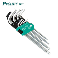 宝工 Pro''skit长臂球型扳手组,9支套,HW-229B