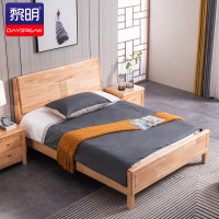 黎明 实木床1.8米双人床公寓宿舍家具木床LSMC06
