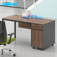 HiBoss 办公家具老板桌经理桌主管桌电脑桌办公桌1.4米单人位