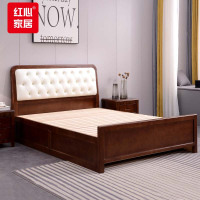 红心 高箱储物床现代简约单床软靠板式收纳床 1200*2000mm