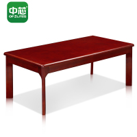 中芯茶几桌客厅家用现代简约贴皮茶几办公室桌子小户型中式长方形茶桌