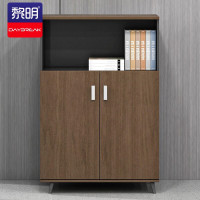 黎明 文件柜办公柜木制员工柜资料档案柜工位隔断柜矮柜800*400*1200
