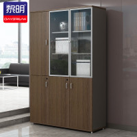 黎明 文件柜3门书籍柜档案资料柜员工柜木质高柜书橱左三门1200*400*2000
