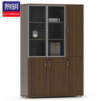 黎明 文件柜3门档案资料柜木质挂衣高柜书橱CZG78右三门1200*400*2000