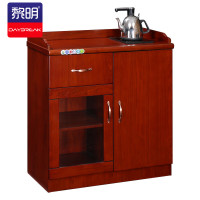 黎明 茶水柜实木贴皮茶桌茶柜带烧水壶800*400*850mm