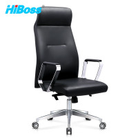 HiBoss 老板总裁椅经理主管办公椅现代简约皮椅可躺大班椅升降转椅