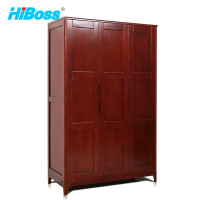 HiBoss 衣柜现代中式油漆衣柜储物柜大衣橱橡胶木 JHMZYG04三门衣柜