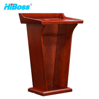 HiBoss 油漆演讲台JHYJT02实木贴皮发言台木质讲台桌会议室讲桌