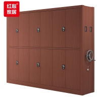 红心 密集架 手摇式档案资料架文件柜可移动密集柜一列三组每立方米单价