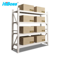 HiBoss 中型货架JHGZHJ14每层承载350KG白色四层主架