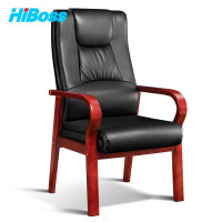 HiBoss会议椅JHBY21皮质人体工学椅员工椅皮艺办公椅大班椅办公座椅