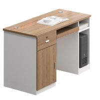 HiBoss 板式职员桌家用电脑桌带主机位办公桌JHBZ21 1张