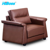 HiBoss办公沙发现代商务办公室接待会客沙发单人位980*800*830mm