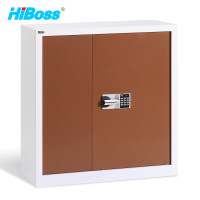 HiBoss保密柜文件柜档案柜子保险柜双保险密码柜电子锁带抽屉国保锁加厚款
