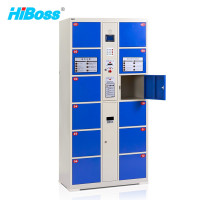 HiBoss 存放柜商场超市寄存柜单位电子智能储物柜手机存包柜条形码12门