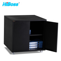 HiBoss 移动钢制矮柜办公文件柜储物柜图纸整理柜带轮打印机放置柜