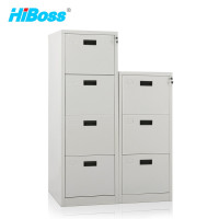 HiBoss 斗柜组合三斗四斗办公文件柜组合档案柜钢制柜组合柜