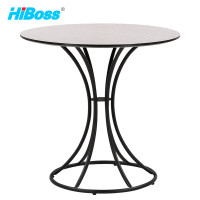 HiBoss 现代简约洽谈桌户外休闲桌办公休闲区小圆桌创意客厅桌子