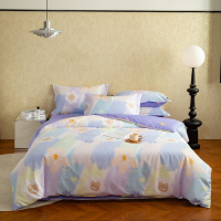 杉杉(FIRS)(C)全棉活性四件套-元气小熊 棉 被套200*230cm 礼盒装