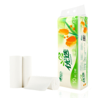 心相印(C) LR910(提装)优选郁金香系列75克10粒装三层无芯卫生纸(橙花)单提ZXADA01234