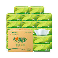 心相印(C)DT15110(箱装)茶语丝享系列30包110抽三层塑料纸面巾ADA01002