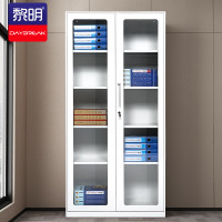 黎明 JGNP-7L 钢制文件柜办公铁皮资料柜0.8mm加厚通璃柜90*40*185cm
