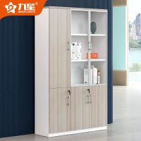 九星 JX03W文件柜办公资料档案柜木制高柜左三门120*40*200cm