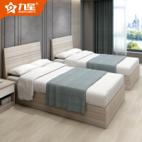 九星 JXHZ-12C单人床高箱储物床1.2米板式床现代简约主卧室床2145*1200*1000mm