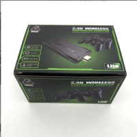 M8 游戏机2.4G无线手柄 4K高清 PS1复古街机家用电视TV游戏机街机 64G充电款