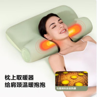 SKG(SKG) (C) 颈椎枕头护颈枕芯双层透气 P3三代 豪华款 橄榄绿