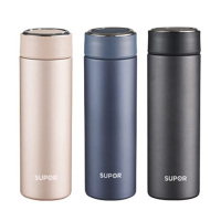 苏泊尔(SUPOR)(C)宏系列保温杯450ml KCV45CD10 雅致黑