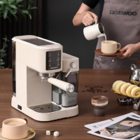 大宇(DAEWOO)(C)咖啡机家用办公室意式打奶泡小型压力咖啡机 DY-KF10B