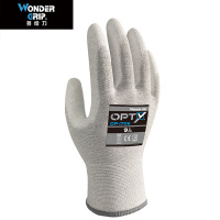 多给力 OP-170E 防静电型手套 M码 麻灰 12双/包