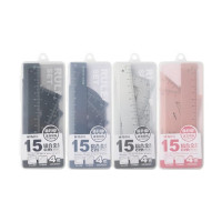 晨光(M&G)(C)晨光套尺ARL960G0铝合金15cm 颜色随机 ARL960G0 4套装